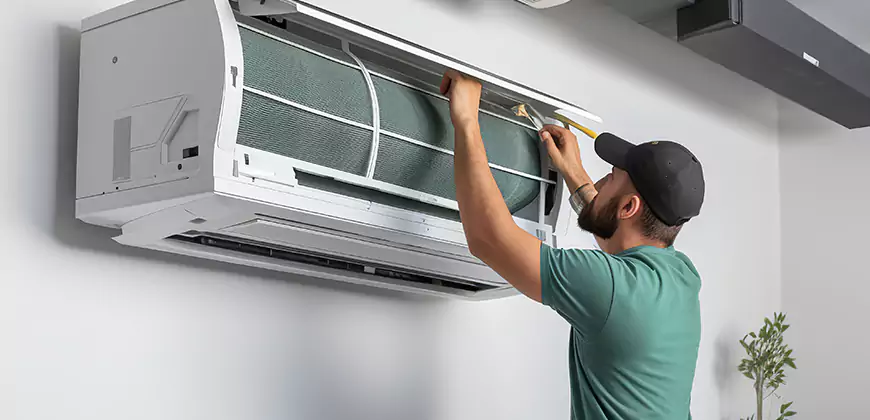 Bathroom and Small Space Ductless Installation in Fort Worth