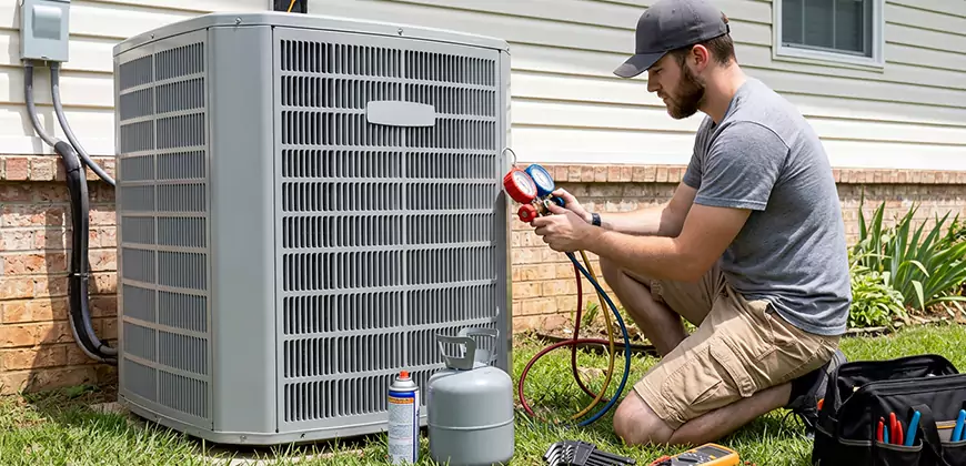 Emergency Air Conditioning Retrofit in Fort Worth