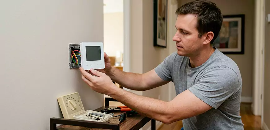 Heat Pump Thermostat Configuration in Fort Worth